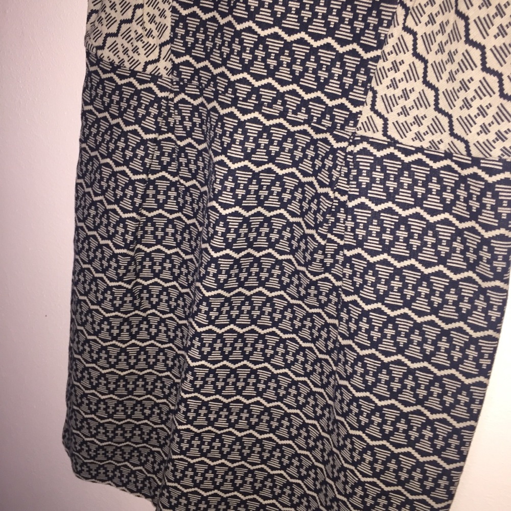 Loft Printed Fit and Flare Dress - Picture 3 of 5